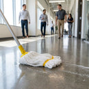 Microfibre Mop Head – Yellow Stripe – 150g | Durable Material – Commercial Use