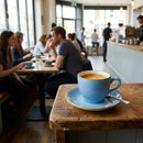 Espresso Cups – 100ml Cornflower Blue – Hand Painted Finish – Commercial & Home Use