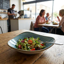 Lotus Bowls – Teal – Semi-Matte Vellum Glaze, 178mm – Hospitality & Restaurant Use