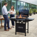 Gas Grill BBQ – Compact Two-Burner – Enamelled Cooking Grill – Home & Outdoor Use