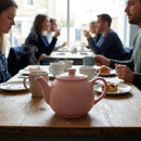 Replacement Lid – Petal Pink – Durable Stoneware | 6 Pack – Commercial Use