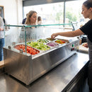 Countertop Prep Fridge – 6x 1/4GN – Stainless Steel | 60mm Thickness | 200kg Load Capacity | Commercial – Indoor