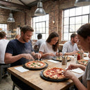 Pizza Plates – 330mm Black – Durable Ceramic | 5mm Thickness | Commercial Grade – Indoor/Outdoor