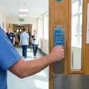 Antibacterial Door Push – 225x75mm – Antibacterial Material | Commercial Grade – Indoor Use
