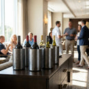 Gunmetal Wine Coolers – 120x200mm – Stainless Steel, Hammered Finish – Commercial Dining