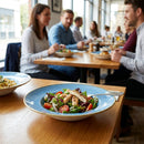 Round Wide Rim Bowls – 239mm Cornflower Blue – Hand-Glazed Durable Stoneware – Commercial & Restaurant Use