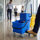 Mop Bucket with Foot Pedal – 25L – Plastic | Durable | Commercial – Indoor/Outdoor