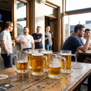 Beer Mugs – 640ml – Glass | 6 Pack – Ideal for Home & Commercial Use