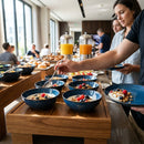 Coupe Bowls – 260mm Indigo – Gloss Finish, Wide Mouth – Commercial Dining
