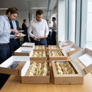 Compostable Sandwich Platters With Lid – Large – Paperboard & Plant-Based PLA – Catering & Events