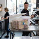 Square Food Storage Box Container – 10 Ltr – Polypropylene – Fridge, Freezer & Microwave Safe – Kitchen & Catering Use