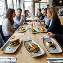 Grey Oblong Plates – 300 x 90mm – Super-Vitrified Ceramic – Commercial & Restaurant Use