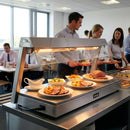 Electric Food Warmer with Gantry – Accommodates 3 Full-Size GN Pans – Stainless Steel – Commercial Kitchen & Buffet