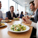 Narrow Rimmed Plates – 220mm White – Durable Porcelain – Commercial & Restaurant Use