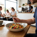 Stonecast Round Dishes – 185mm Peppercorn Grey – Super Vitrified Glaze – Commercial Dining
