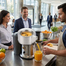 Juicer Stainless Steel Bowl – Durable Replacement Part – Commercial & Domestic Use