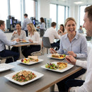 Square Plates – 180mm – Durable Ceramic | 6 Pack – Commercial