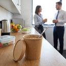 Recyclable Kraft Soup Cups – 450ml – Microwavable | Eco-Friendly | Commercial
