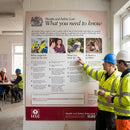 Health & Safety Law Poster – A2 – Durable Paper | 200gsm | Legal Compliance – Indoor