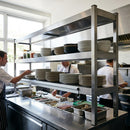 Two-Tier Ambient Overshelves – Compatible with GF370 & GF380 – Professional Kitchen Use