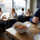 Stonecast Triangle Bowls – 150mm Indigo Blue – Vitrified Ceramic – Commercial & Hospitality Use