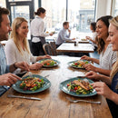 Triangular Plates – 229mm Rustic Teal – Brushed Finish Ceramic – Commercial & Restaurant Use