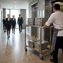 Transport Trolley for 6-1/1 and 10-1/1 Oven Racks – Standard Height – Commercial Kitchen Use