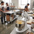 Pastry Beater Attachment – For 4.3L & 4.8L Tilt-Head Stand Mixers – White Enamel – Home & Professional Baking