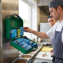 Catering First Aid Kit – Small – Blue Plasters & Dressings – Food Service & Kitchen Use