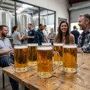 Beer Mugs – 640ml – Nucleated Glass | CE Lined | 1 Pint – Commercial Use
