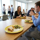 Steelite Rio Yellow Slimline Plates – 202mm – Durable Stoneware | 6mm Thickness | Commercial – Indoor
