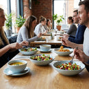 Organic Coupe Bowls – 220mm Duck Egg Blue – 740ml – Premium Porcelain – Commercial & Restaurant Tableware