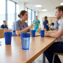 Polypropylene Tumblers – 253.8ml Blue – Shatterproof & Durable – Schools, Hospitals, Outdoor Use