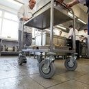 Stainless Steel Trolley Castors – Set of 2 – Heavy Duty – Commercial Use