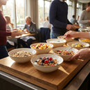 Round Coupe Bowls – 200mm Barley White – Durable Stoneware – Commercial & Restaurant Use