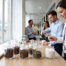 Glass Storage Jars – 280ml – Durable Glass | Small Size | 6 Pack – Domestic Use