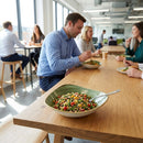 Triangular Bowls – 235mm Samphire Green – Hand Decorated Ceramic – Commercial & Restaurant Use
