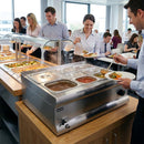 Wet Heat Bain Marie – Multiple Gastronorm Pans Included – Commercial Food Holding – Catering & Buffet Use
