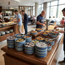 Round Stacking Trays – 135mm – Durable Steel | 1.5mm Thickness | Commercial Grade – Indoor/Outdoor
