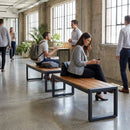 Industrial Benches – 1600mm – Acacia Wood & Steel | Heavy Duty | Commercial – Indoor/Outdoor