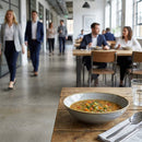 Deep Coupe Bowls – 180mm Grey – Super-Vitrified Ceramic – Rustic Tabletop Dining