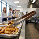 Serving Tongs – 300mm Brown – Color Coded, Hygienic – Commercial Kitchen Use