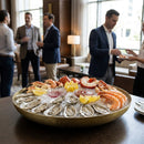 Seafood Tower Serving Bowl – 295mm Vintage Gold – Hammered Stainless Steel – Restaurant & Event Use