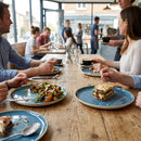 Walled Plates – 210mm Java Blue – Super Vitrified Ceramic – Restaurant & Catering