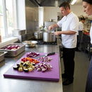 High Density Chopping Board – 450x300x25mm Purple – Polyethylene – Allergen Safety in Commercial Kitchens