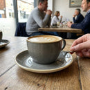 Stonecast Profile Saucers – 150mm Grey – Stackable Porcelain – Hotel & Hospitality