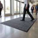 Entrance Mat – 1500 x 900mm Steel Colour – Fabric Construction – Commercial & Hospitality Use