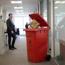 Wheelie Bin – 240 Litre Red – High-Density Polythene – Commercial & Domestic Waste