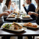 Rectangular Plates – 295 x 150mm Barley White – Durable Stoneware – Commercial & Restaurant Use