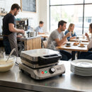 Belgian Waffle Maker – 1kW – Stainless Steel | 1.5cm Thickness | Commercial Grade – Indoor